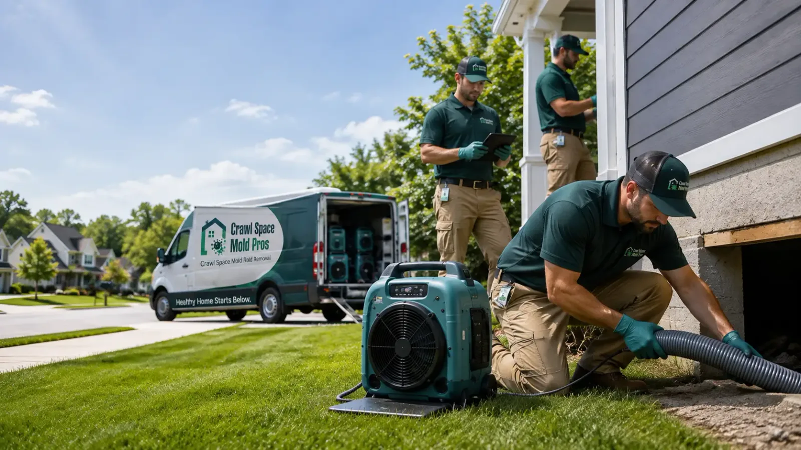 Crawl Space Mold Removal in Hinckley, MN